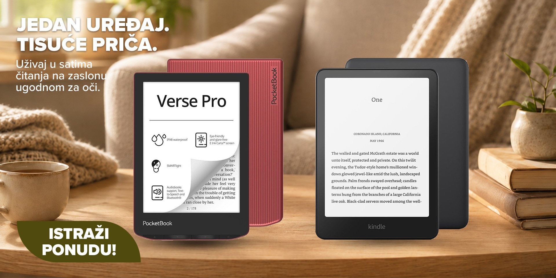E-Book čitači na akciji